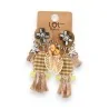 Boucles d'oreilles clips Vichy Bohème Lolilota | Style rétro chic & tendance