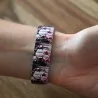 Montre Ernest Pivoine Rose - Bracelet Élastique Floral Élégant | Mode Tendance