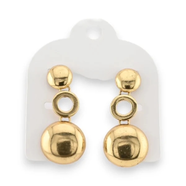 Hängeohrringe in Antik-Gold-Optik