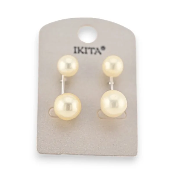 Ivory pearl earrings by Ikita