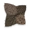 Foulard Triangle Ethnique Marron & Or - Accessoire Mode Automne Élégant
