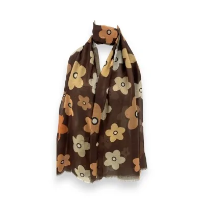 Foulard grosses fleurs...