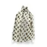 Foulard Cuori Beige e Marrone