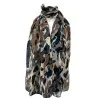Foulard Camouflage Élégant avec Détails Dorés | Accessoire Mode Tendance