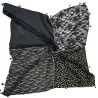 Lenço Quadrado Patchwork Estrelas & Padrões Geométricos | Moda Tendência