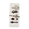 Set di fermagli per capelli alla moda e trendy