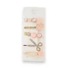 Set de barrettes à cheveux fantaisie avec ciseaux strass