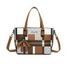 Sac à Main Carreaux Camel | Design Élégant & Polyvalent | Mode Tendance