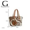 Elegante Handtasche mit zweifarbigem CR-Monogramm | Modernes und vielseitiges Design
