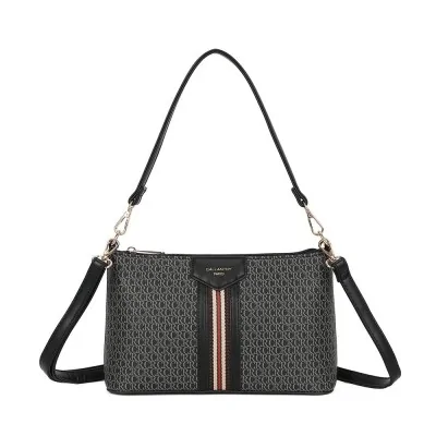 Bolsa de mão rígida preta Elegância Urbana