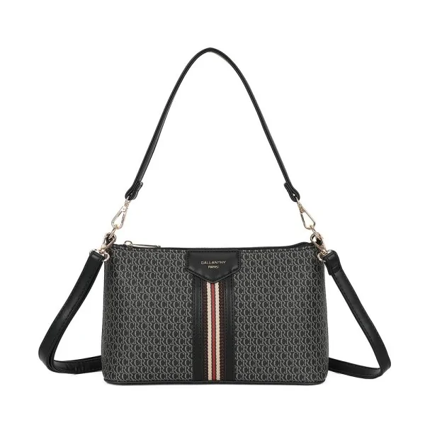 Rigid black handbag Urban Elegance