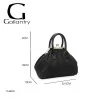 Bolso de Mano Vintage Plisado Negro - Diseño Retro Elegante | Moda Tendencia
