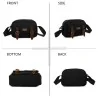 Borsa a tracolla Gallantry nera compatta ed elegante - Formato cartella 22x14cm