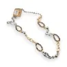 Schicke graue und goldene Modekette