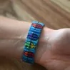 Relógio Ernest Peixes Multicoloridos | Pulseira Elástica Original Moda Tendência