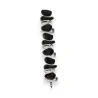 Modisches Ikita Armband in Schwarz und Silber | Trendy verstellbarer Modeschmuck | Aktuelle Mode
