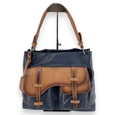 Sac à main vintage bicolore...