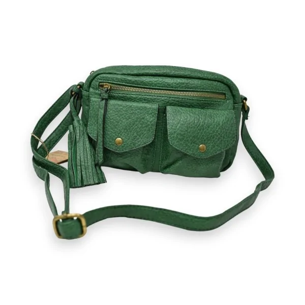 Trendy Soft Green Mandolin Shoulder Bag