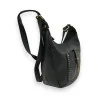 Bolsa tiracolo feminina preta Mandoline | Design vintage elegante e prático