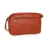 Bolso bandolera Mandoline de cuero sintético color teja | Elegante y funcional