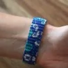 Orologio Ernest Fiori Blu - Bracciale Elastico Fantasia | Moda Trendy
