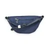 Sac banane velours bleu marine à étoile | Accessoire tendance Mandoline