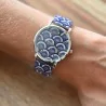 Reloj Ernest abanico vintage azul marino
