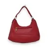 Borsa Rossa Mandolino | Elegante Borsa Hobo con Tasche Intrecciate