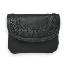 Braided black Mandoline wallet