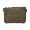 Porte-monnaie Mandoline Taupe | Design Tressé Élégant | Accessoire Mode Compact