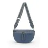 Riñonera bandolera de peluche Azul de David Jones
