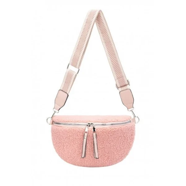 Sac Banane Bandoulière David Jones Rose Moumoute