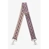 Bohemian Violet Fabric Shoulder Strap