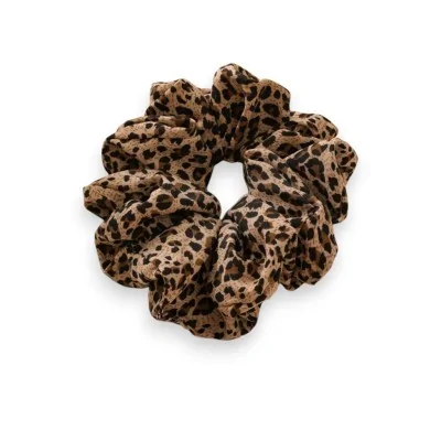 Elástico de cabelo estampado de leopardo