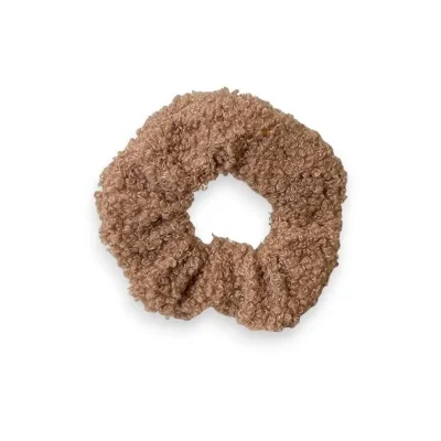 Taupe Terry Cloth Scrunchie