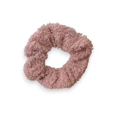 Scrunchie Lockig Altrosa