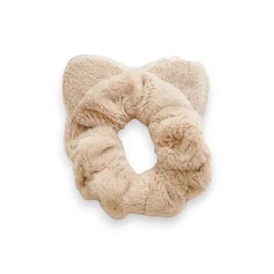 Scrunchie Orelhas de Gato Pelúcia