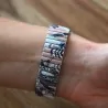 Montre Ernest Plume Saumon | Bracelet Élastique Tendance | Mode Tendance