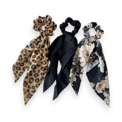 Lot de 3 chouchous foulard...