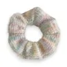 Pastellfarbenes Haarband mit Strickoptik