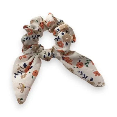 Coletero elástico con estampado floral