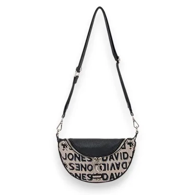 David Jones printed crossbody fanny pack