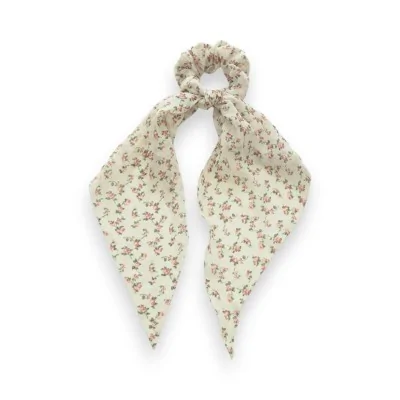 Elastico per capelli con foulard floreale