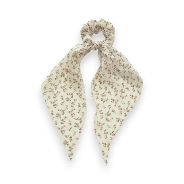 Scrunchie elástico floral