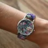 Montre Ernest Floral Multicolore | Bracelet Élastique Tendance | Mode Tendance