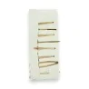 Lot de 8 barrettes fantaisie dorées et colorées