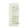 Set of 8 fancy hair clips in shades of pink