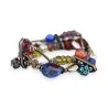 Bracelet Cristal Multi-Facettes | Bijou Fantaisie Coloré & Élégant | Mode Tendance