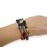 Bracciale in Cristallo Multi-Sfaccettato | Gioiello Colorato ed Elegante | Moda Trendy