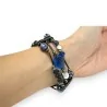 Fantasy 3-Row Blue Pearl Bracelet | Trendy Fashion Jewelry & Accessories